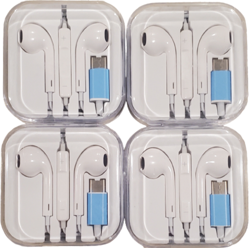 For Samsung & Type C Phones Earphone Headphone Wired Headset Bass Sport 3D Sound Type C