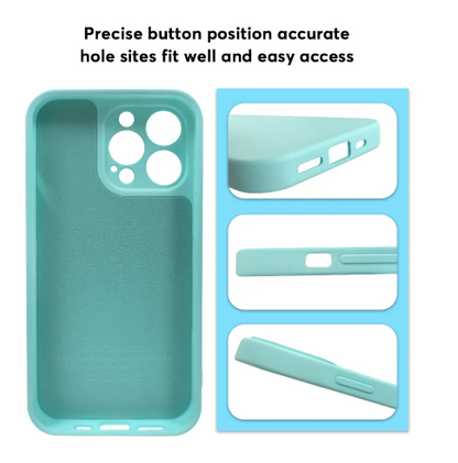 iPhone 14/Plus/Pro/Pro Max Case | Rubber | Luxury Silicone Cover | Fiber Cloth Inside