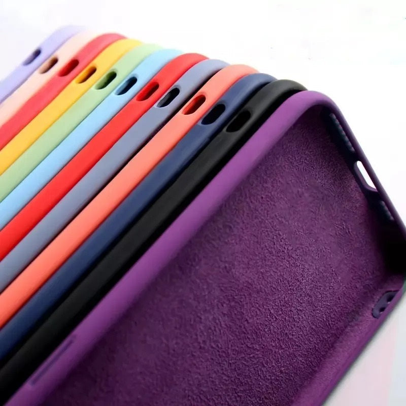 iPhone 11/Pro/Pro Max Case | Rubber | Luxury Silicone Cover | Fiber Cloth Inside