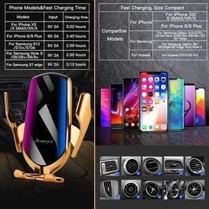 2×1 (Phone Wireless Charger + phone Car Holder) Fast Charging | Smart Sensor