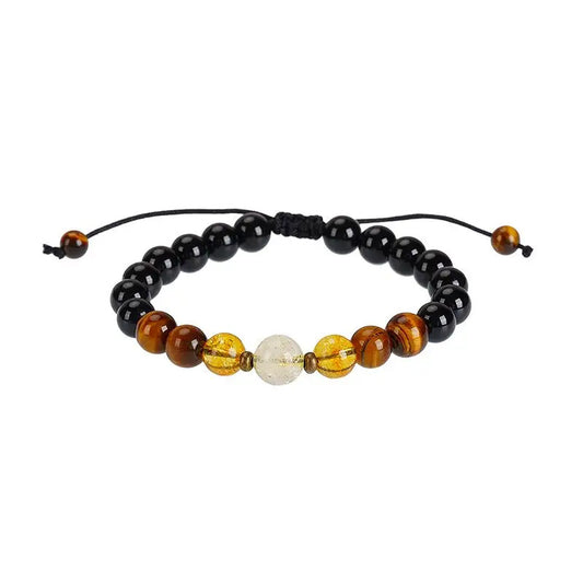 Adjustable Bracelet | Trendy Jewellery | Pearl Bead | Natural Stone | For Women | 7” Bangle Charm