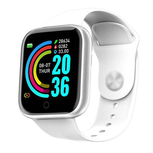 Smart Watch Waterproof | iOS & Android | Blood Pressure, Heart Rate, Fitness Tracker D20