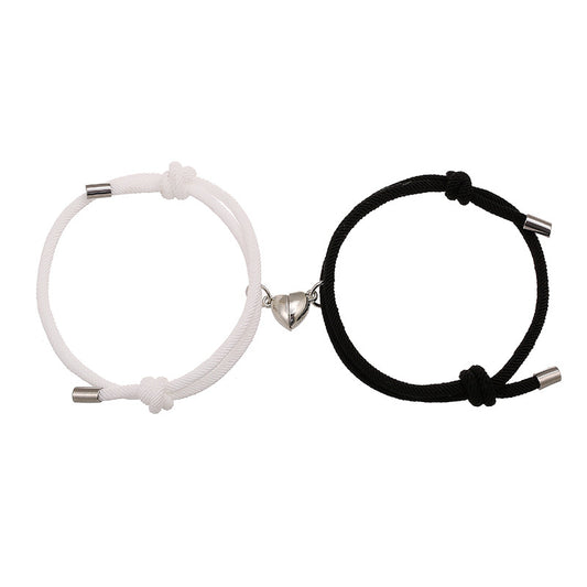Couple Magnetic Bracelets | 2 Pieces/Set | Love | Boy Friend | Girl Friend | Valentine's Gift
