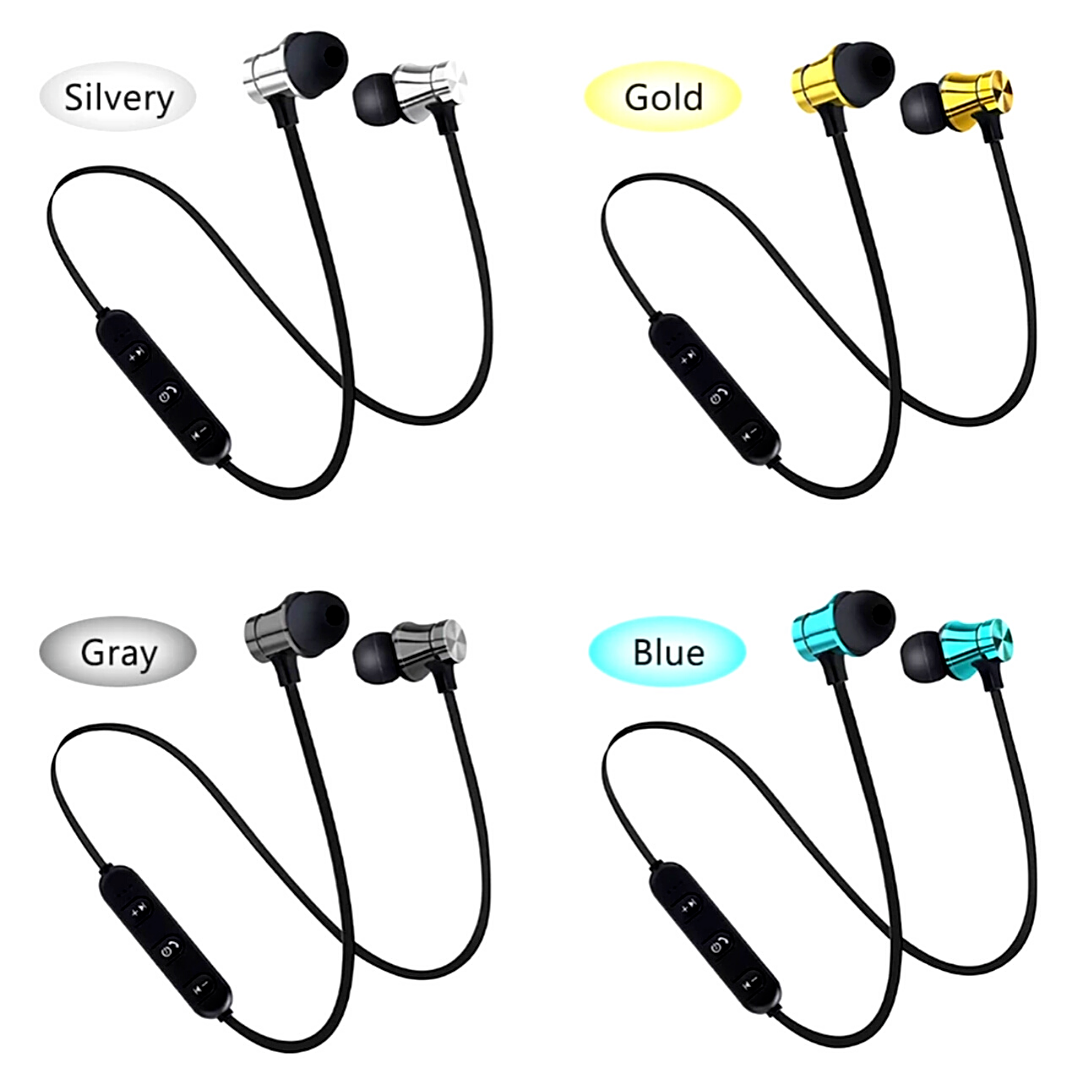 Wireless headphone with Mic | Magnetic Bass Neckband Running Earphones | Stereo Headset