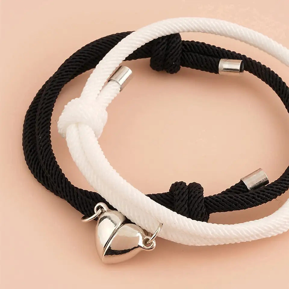 Couple Magnetic Bracelets | 2 Pieces/Set | Love | Boy Friend | Girl Friend | Valentine's Gift