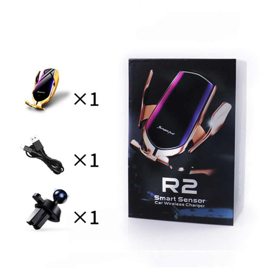 2×1 (Phone Wireless Charger + phone Car Holder) Fast Charging | Smart Sensor